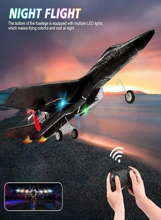 Carryze Lip RC Airplane Jet EPP Foam Aircraft | Gyro Stabilized Remote Control Glider Plane with Night Light | Stunt RC Airplane for Kids & Adults (Multi Color) - Image 5