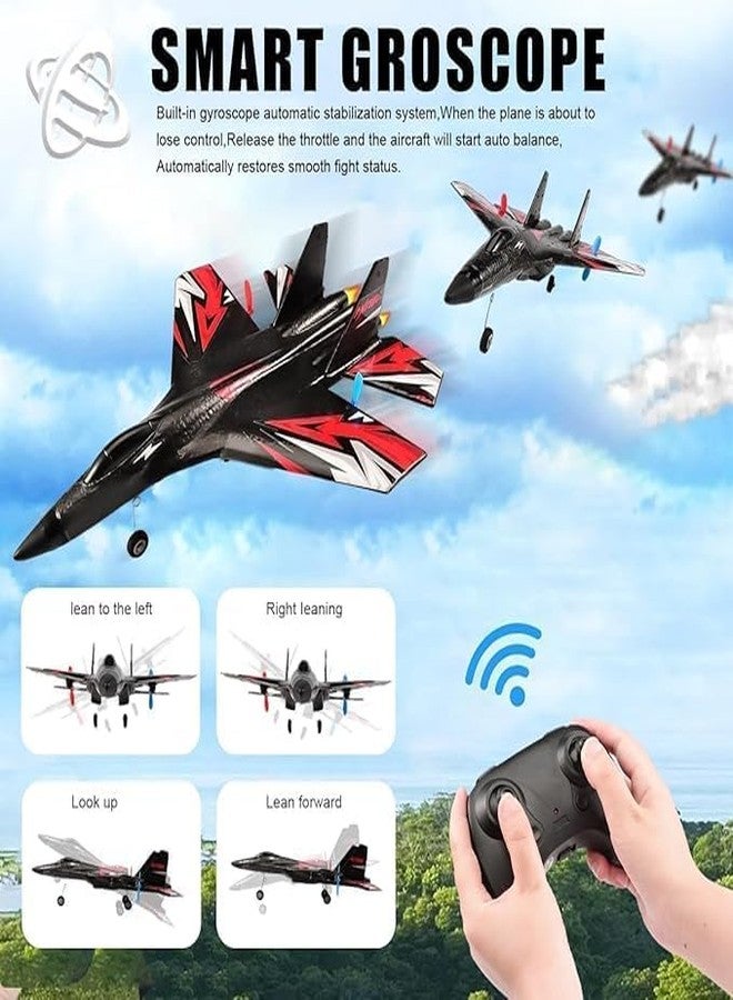 Carryze Lip RC Airplane Jet EPP Foam Aircraft | Gyro Stabilized Remote Control Glider Plane with Night Light | Stunt RC Airplane for Kids & Adults (Multi Color) - Image 4