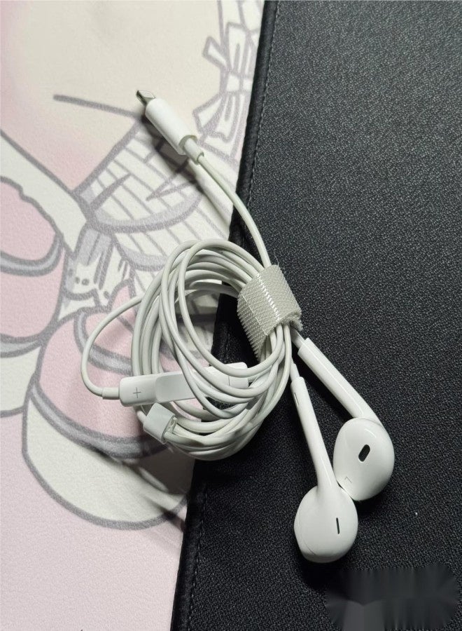 Lightning Headphones for Apple iPhone 11/12/13/14 Pro Max - Flat Connector With Noise Cancellation  - Image 4