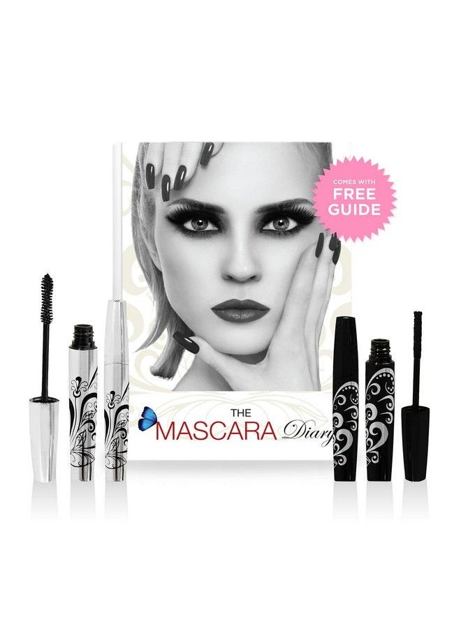 Lagure - 400x Silk Fiber Lash Mascara Best for Thickening & Lengthening Eyelashes Premium Quality Last All Day Waterproof Smudge proof Hypoallergenic Includes Carry Case - Image 1
