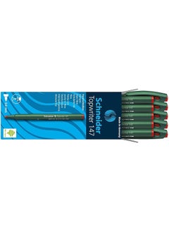 Topwriter 147 Mint Green Barrel Fiber Pen Red Pack Of 10 - pzsku/ZF6EF1EB48E481ADC5BD0Z/45/_/1740916680/7f8956bb-fb8e-43a2-af4e-55d523b9be10