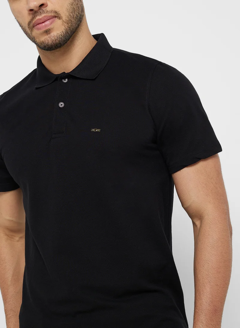 Robert Wood Logo Polo Shirt