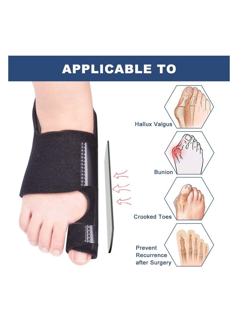 SYOSI Bunion Corrector Relief Protector Sleeves Kit Splints Big Toe Straightener for Hallux Valgus Aid Surgery 4 Pcs - Image 2