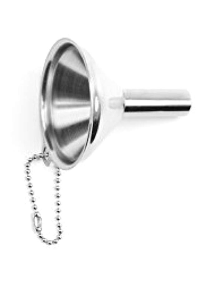 إسكدنيا قمع من الستانلس ستيل فضي 2x2x2.25بوصة - Image 5