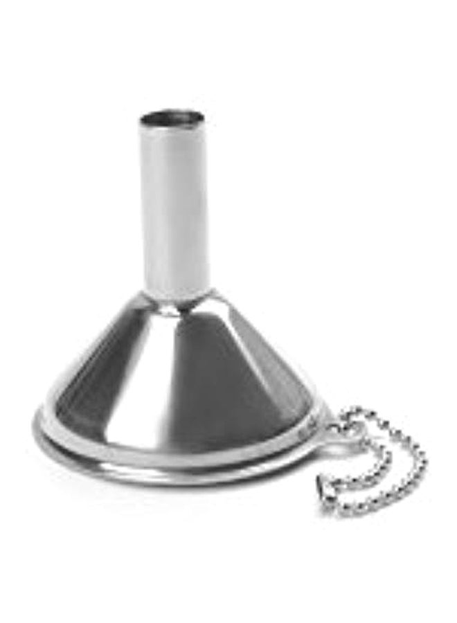 إسكدنيا قمع من الستانلس ستيل فضي 2x2x2.25بوصة - Image 2