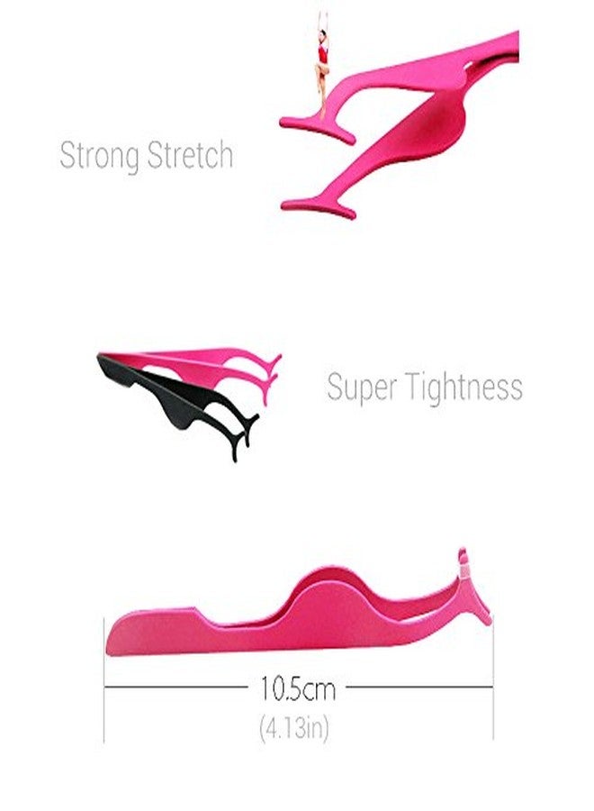 Gugzy® Siempre21 Stainless Steel False Eyelashes Extension Applicator Tool Fish Tail Clip Auxiliary Clip Tweezers Nipper Tool (1, Pink) - Image 5