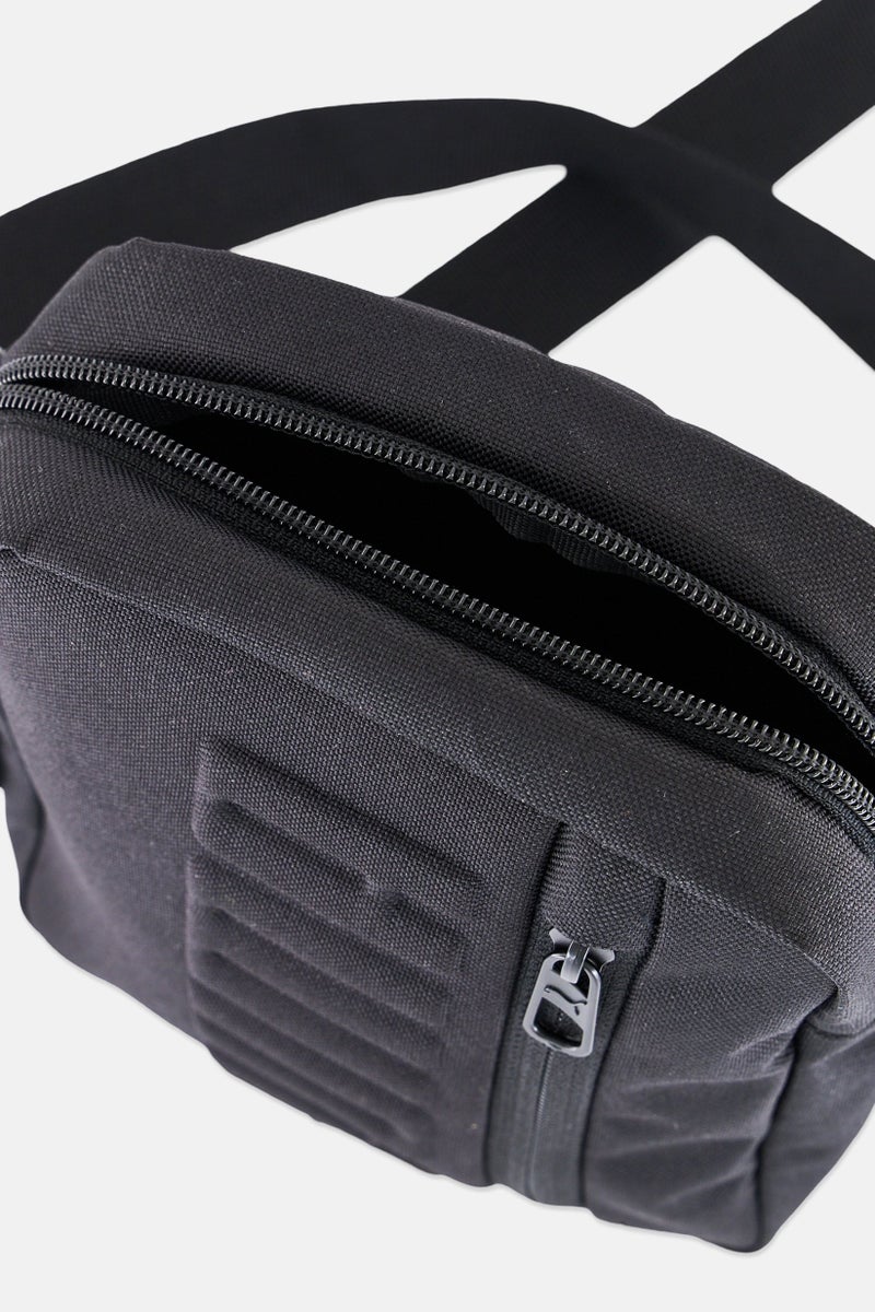 PUMA Men Brand Logo Portable Crossbody Bag, Black  - Image 3