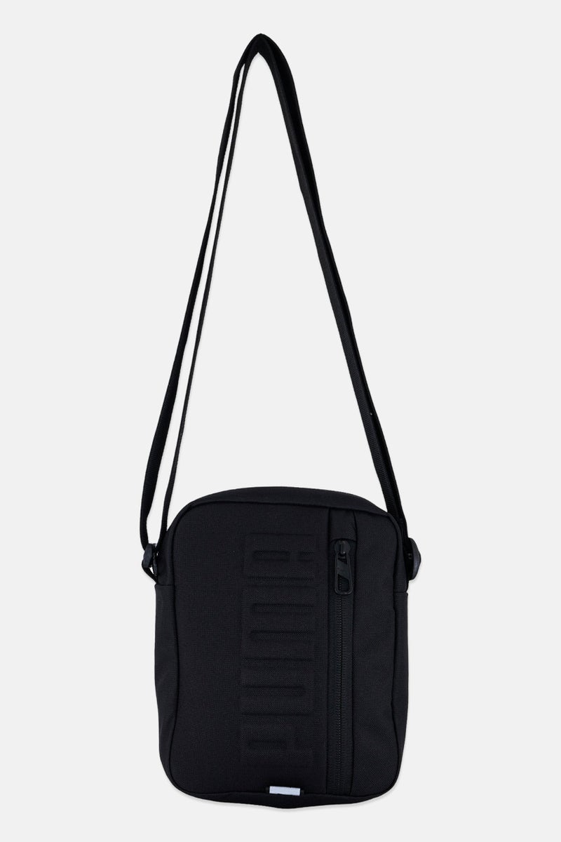 PUMA Men Brand Logo Portable Crossbody Bag, Black  - Image 1