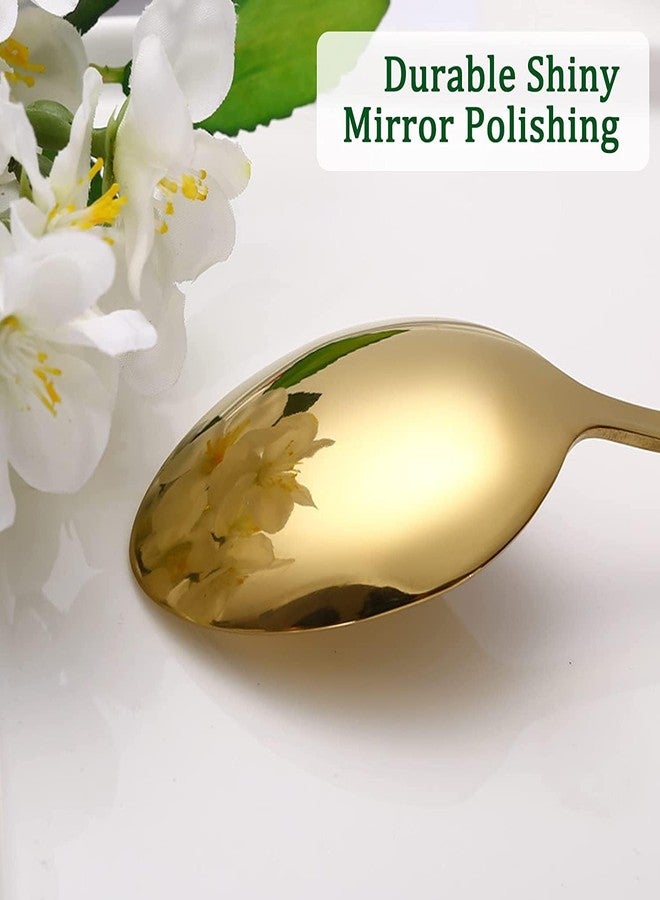 Olrada Stainless Steel PVD Coating (6 Master Spoon Tidy Gold) - Image 3