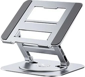 بولهاموبيل Polham 3x USB, 1x Type C Port Multiplier, Height Adjustable, Foldable Tablet and Laptop Stand