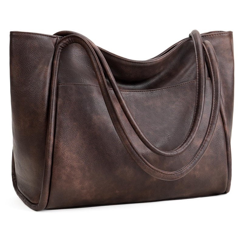 GAEKEAO Tote Bag for Women Work with Zipper Vegan Leather Ladies Travel Shoulder Bags Purses and Handbags Casual Weekender - Image 1