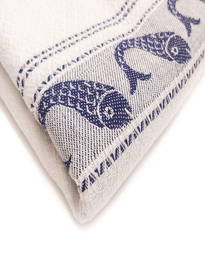 AVKA Studio Indian Bath Towels - 100% Cotton Handloom Towels - Thin Fast Drying South Indian Towels - Set of 2 - Medium Size 30x60 Inches - Image 5