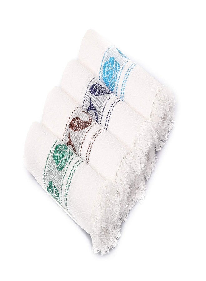 AVKA Studio Indian Bath Towels - 100% Cotton Handloom Towels - Thin Fast Drying South Indian Towels - Set of 2 - Medium Size 30x60 Inches - Image 2
