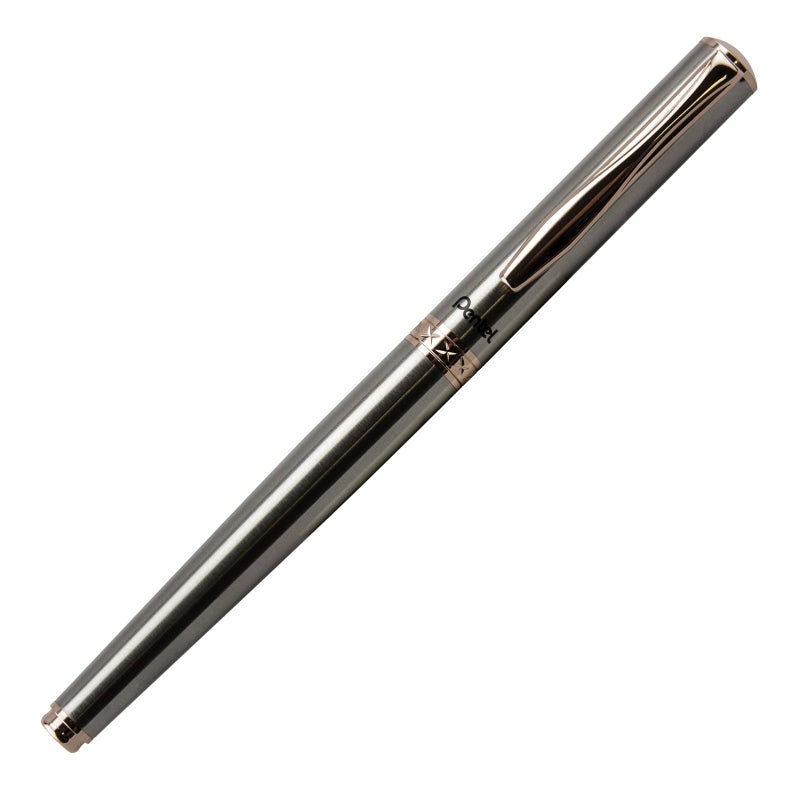 Pentel Libretto Roller Gel Pen, Rose Gold, Black Ink with Gift Box, Pen (0.7mm), 1 Pack (K600PG-A) - Image 3