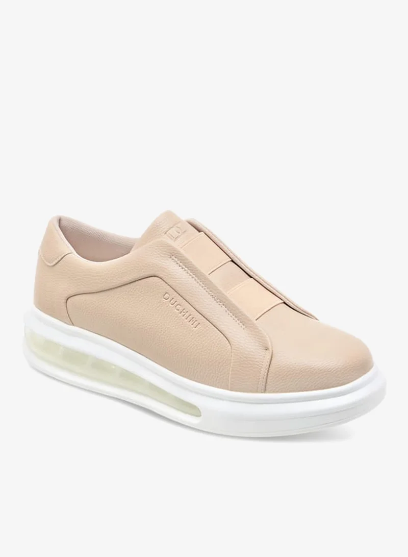 DUCHINI Men's Panelled Slip-On Loafers