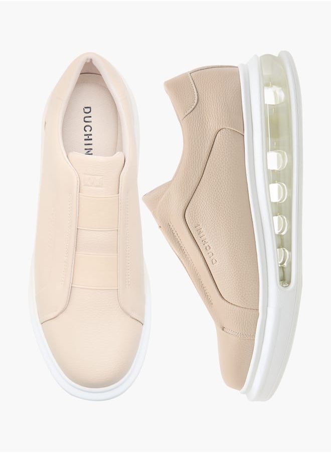 DUCHINI Men's Panelled Slip-On Loafers  - Image 1