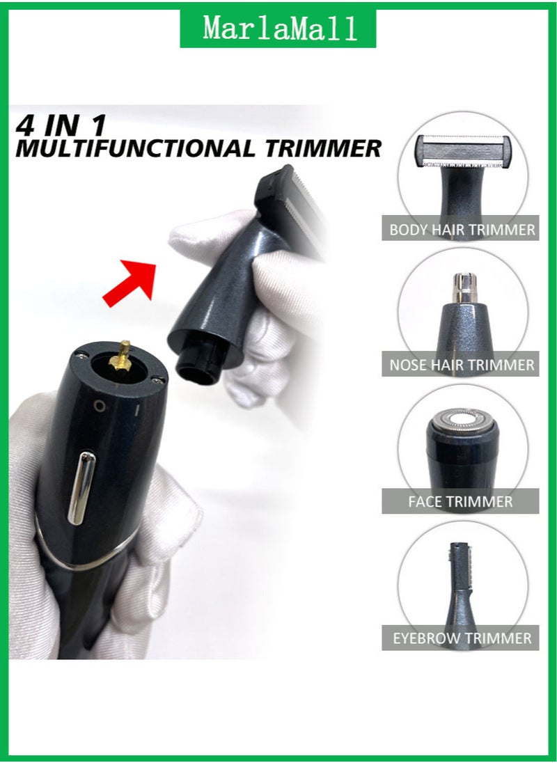 Nose Ear And Eyebrow Trimmer Black