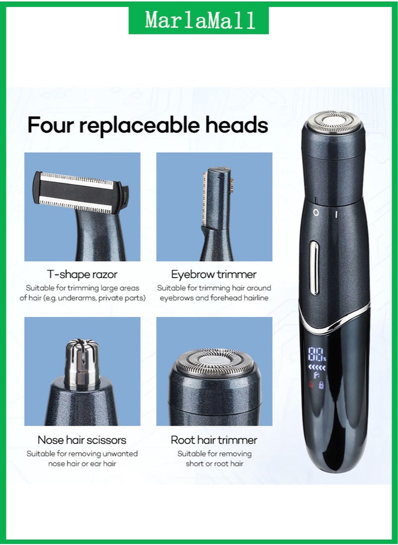 Nose Ear And Eyebrow Trimmer Black