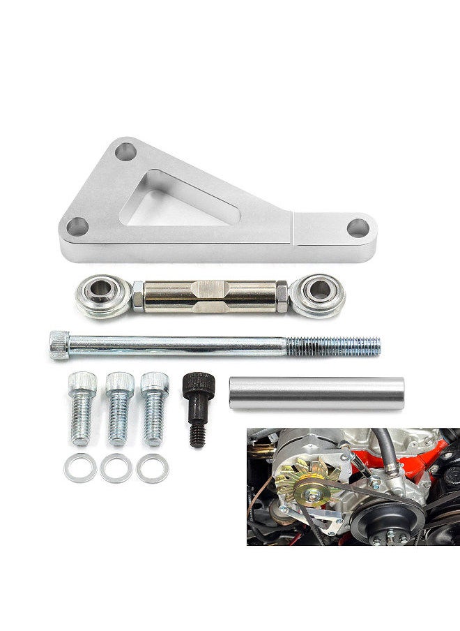 Generic - SBC Alternator Bracket Aluminum Alloy Alternator Bracket Kit Replacement for Chevy SBC 350 Small Block Engine - Image 1