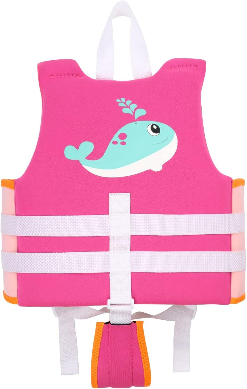 klarako Kids Swim Vest, Baby Swimming Jacket Printed Float Swim Vest Buoyancy Swimwear with Adjustable Safety Strap, Suitable for 29 Year - Image 2