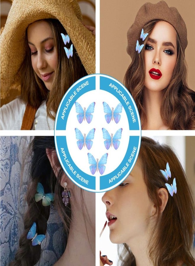 WRITWAA مشبك شعر WRITWAA على شكل فراشة، فيونكة، مشبك شعر خفيف الوزن، تثبيت آمن للشعر المجعد والمستقيم، للاستخدام اليومي والمناسبات الخاصة - Image 3