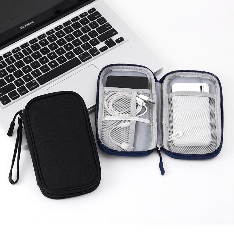 Digital Accessories Storage Bag Multi-Layer Dustproof - Compact High-Quality Storage Case for Travel & Desktop Use - Image 4
