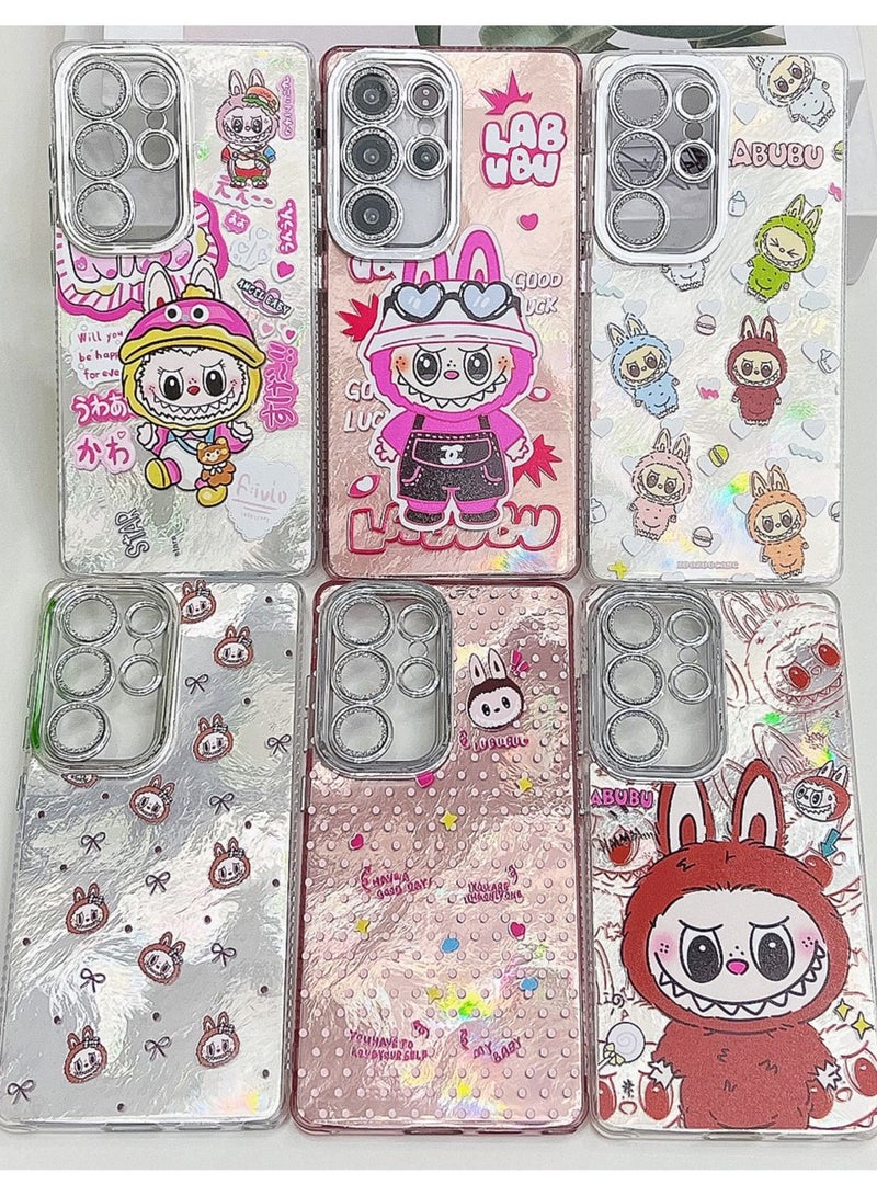 general Samsung Galaxy S25 Ultra Phone Cases 6 Pieces Cute Labubu - Image 1