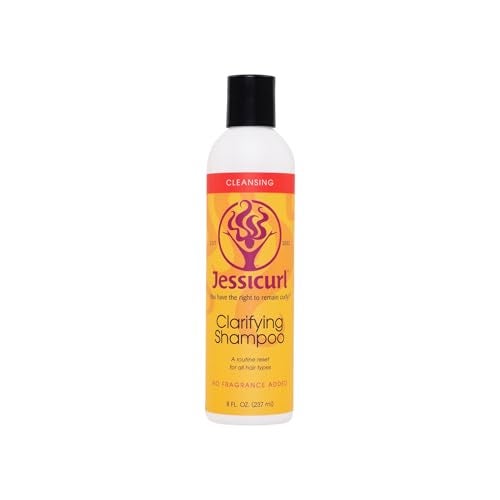 Jessicurl, Clarifying Shampoo, 8 Fl Oz, No Fragrance Added, A Routine Reset for Wavy, Curly, and Coily Hair - Image 1