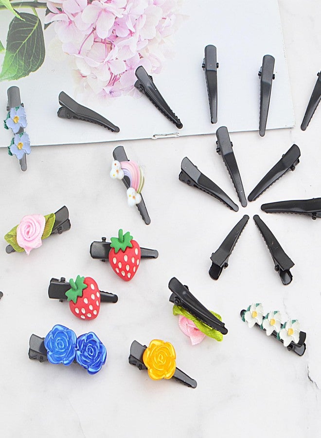 Aylifu 100pcs Duck Bill Hair Clips for Styling Salon Sectioning, Metal Alligator Curl Clips Hairpins Clip Barrettes for Women Hair Styling, Hair Coloring, Thick Hair Roller, Black - Image 4