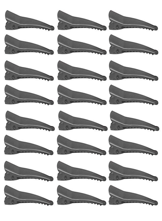 Aylifu 100pcs Duck Bill Hair Clips for Styling Salon Sectioning, Metal Alligator Curl Clips Hairpins Clip Barrettes for Women Hair Styling, Hair Coloring, Thick Hair Roller, Black - Image 1