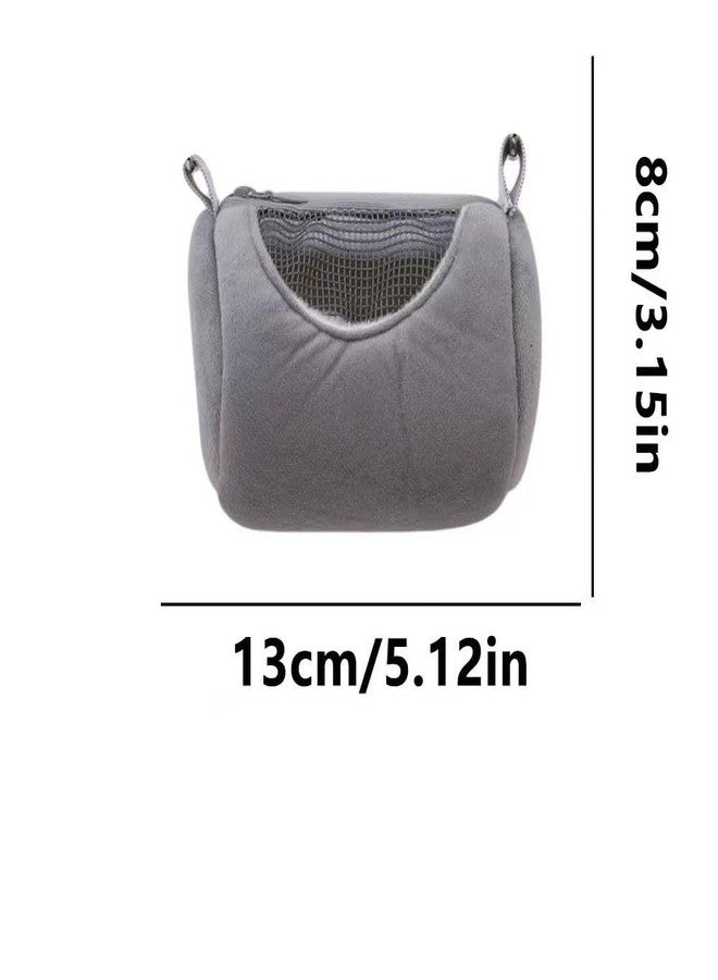 DraCra Hamster Carrier Bag with Breathable Window Portable Small Pet Carriers Soft-Sided Hands-Free Shoulder Strap Hamster Bag for Short Distance Travel Outdoor Check-Up Dwarf Hamsters Rats Mice - Image 2