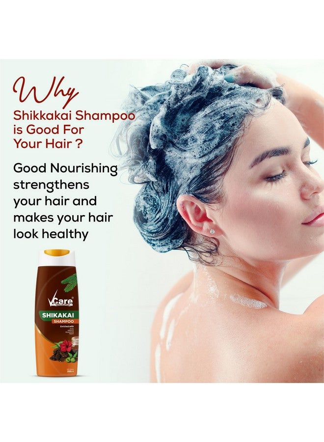 في كير شامبو شيكاكاي بخلاصة الصبار والنيم والأملا والكركديه وشامبو شيكاكاي 200 مل، عبوة من قطعة واحدة - Image 4