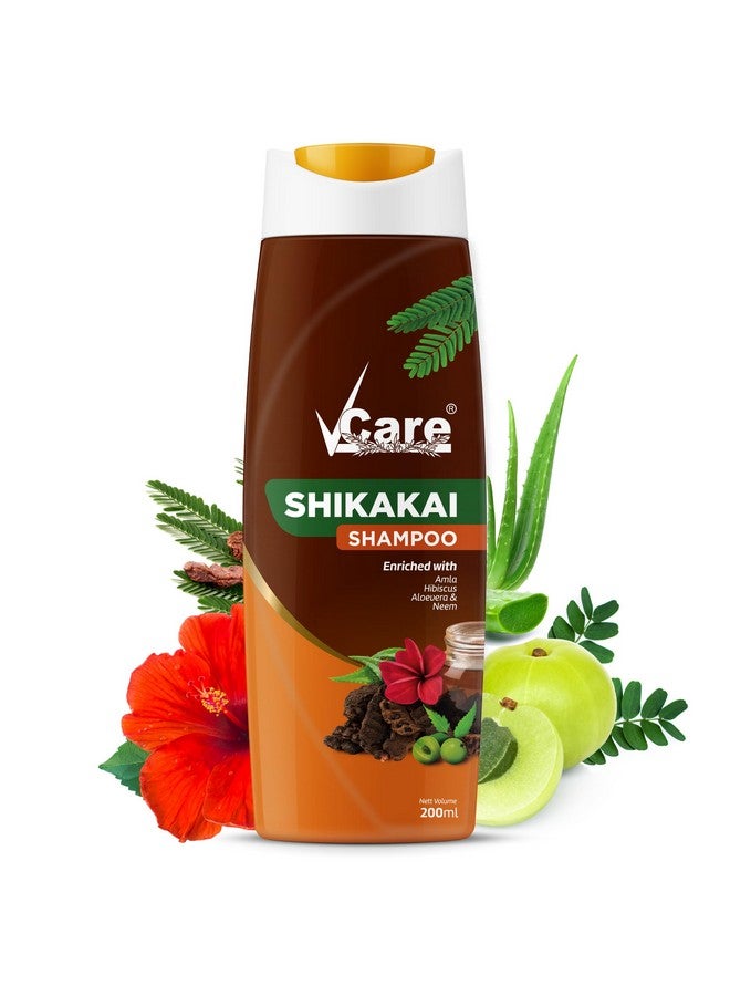 في كير شامبو شيكاكاي بخلاصة الصبار والنيم والأملا والكركديه وشامبو شيكاكاي 200 مل، عبوة من قطعة واحدة - Image 1