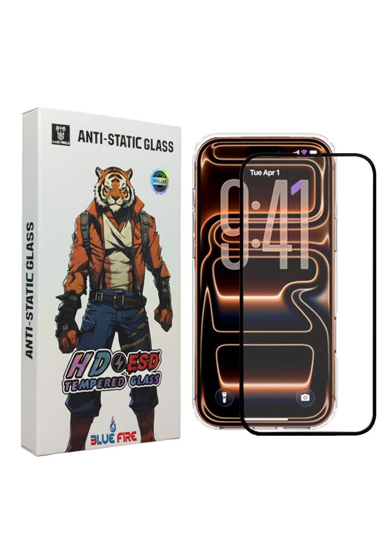 BlueFire Apple iPhone 17 Tempered Dustproof Glass Screen Protector for iPhone 17 – Premium 9H Hardness Anti-Scratch, HD Ultra-Clear Display, Anti-Static Dustproof Technology, Oleophobic Anti-Fingerprint Coating, Easy Bubble-Free Installation, Case-Friendly Edge-to-Edge Tempered Glass Guard for iPhone 17 - Image 1