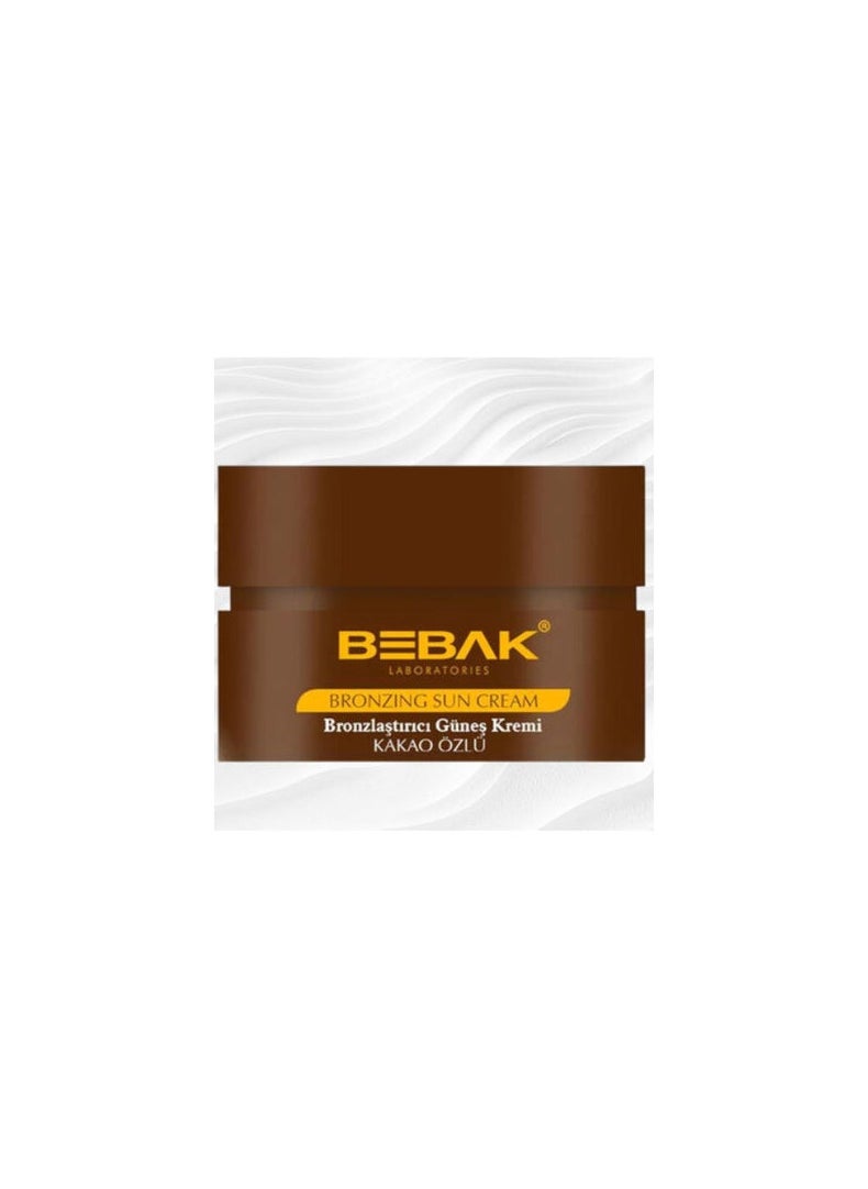 BEBAK Bebak Cocoa Extract Bronzing Sun Cream 100 ML-MADE IN TURKEY  - Image 3