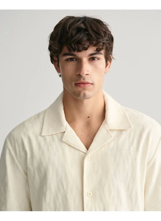 GANT Gant Jacquard Terry Cloth Shirt