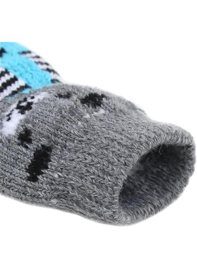 HOOKOR Anti-Slip Knit Small Dog Socks Cat Socks with Rubber Reinforcement, Anti-Slip Pet Dog Cat Socks/Paw Protector/Traction Control for Indoor Wear, Suitable for Small Dogs&Cats - Image 4