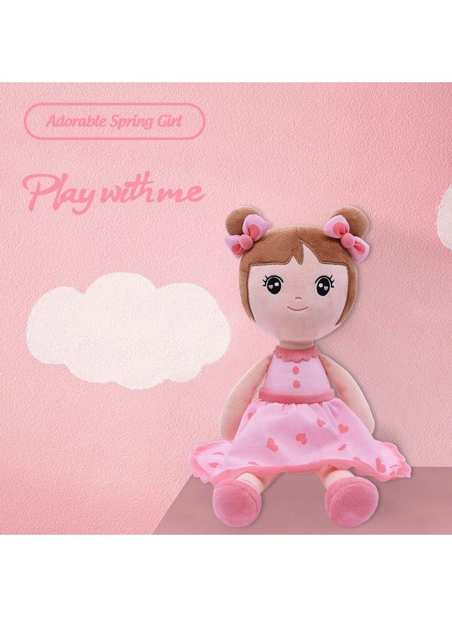 Conzy Stuffed Baby Doll Gifts For Girl Super Soft Buddy Cuddly Baby Girl Toy Gifts Wtih Gift Bag 16.5 Inches In Standing (Pink) - Image 4