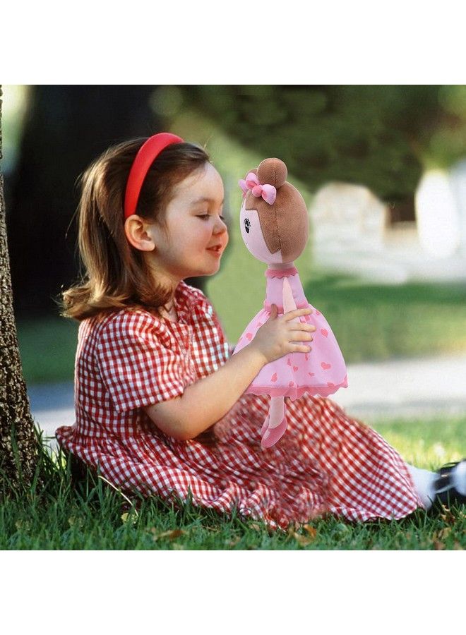 Conzy Stuffed Baby Doll Gifts For Girl Super Soft Buddy Cuddly Baby Girl Toy Gifts Wtih Gift Bag 16.5 Inches In Standing (Pink) - Image 5