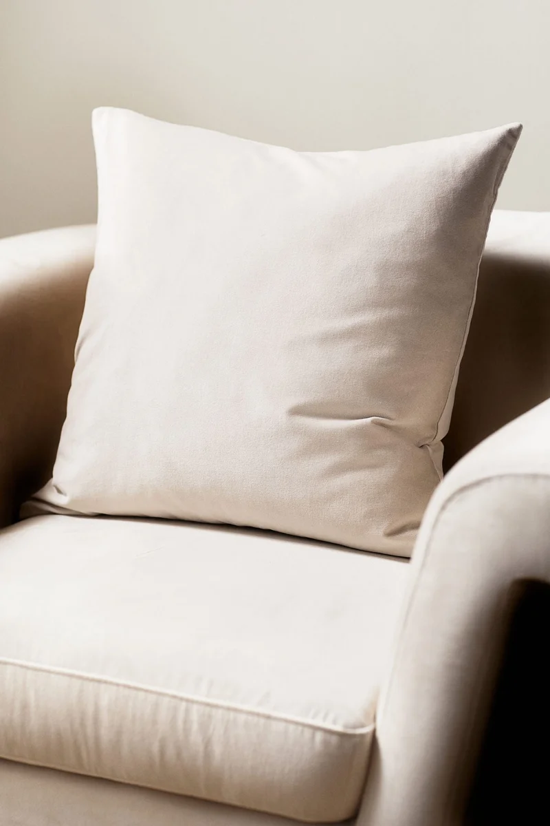 H&M Cotton velvet cushion cover