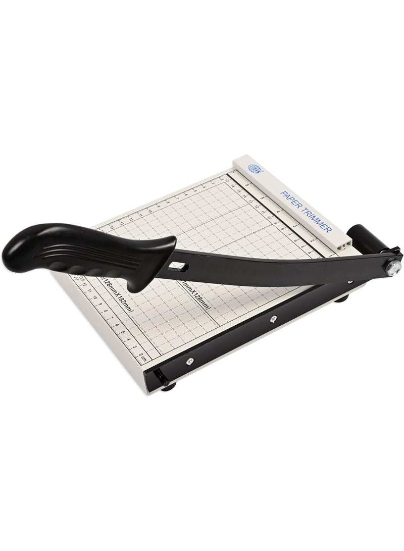 FIS Paper Trimmer, Metal Board A5 Size(14.8 x 21 cm), Capacity of 10 Sheets, Color Light Grey - FSTXM-A5GY  - Image 1