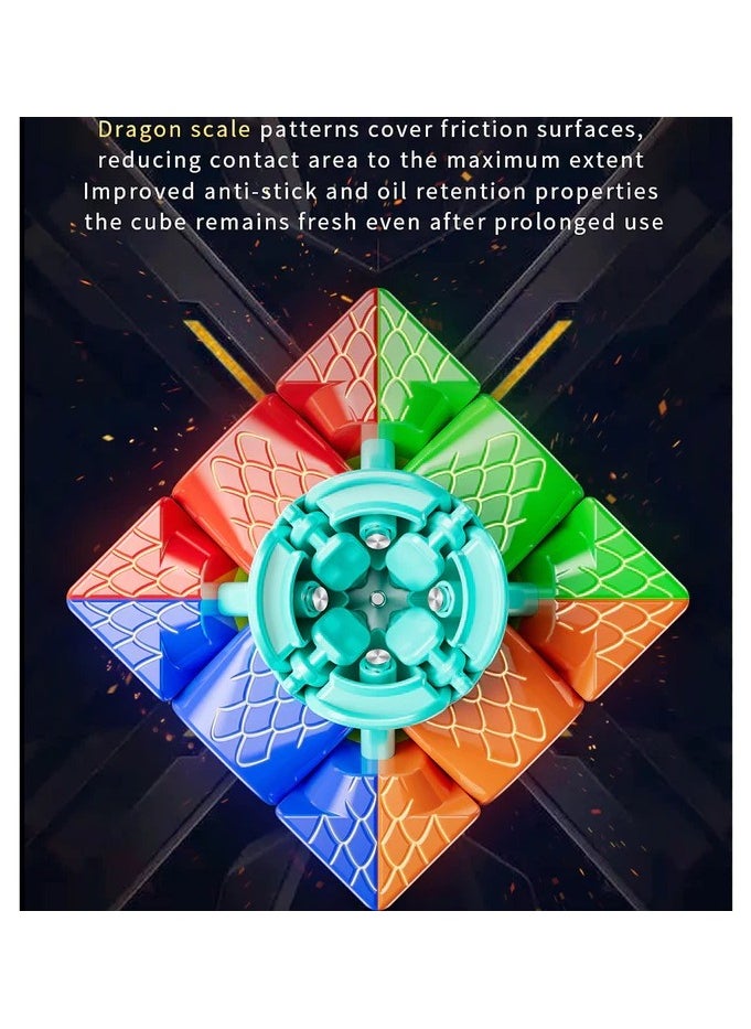 MoYu RS3M V5 3x3 Magnetic Cube Dual Adjustment with Robot Box Stickerless Latest 2023 Release
