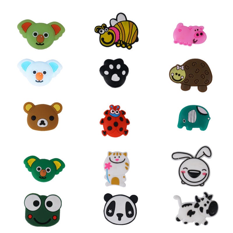 In-Stock Tennis Racket Shock Absorbers Animal Shock Absorbers Owl Beetle Elephant Bee Bear Paw Cartoon Shockproof - Image 1