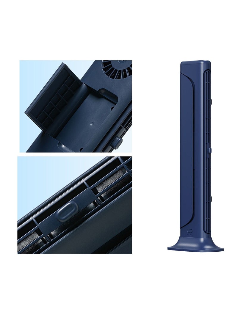 Excefore - Table Desktop Cooling Fan, Monitor Clip On Fan, Monitor Fan, Bladeless Office Desk Tower Standing Fan, Strong Wind Quiet Small Desk Fan USB Powered Mini USB Fan for Office Laptops, Desktop PC - Image 1