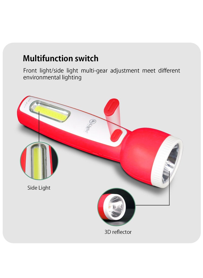 Mr. Light Rechargeable LED Flashlight Torch Long Range Strong Light And Long Battery Life With Tail Light Design  - Image 5