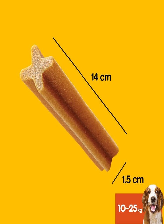 Pedigree Dentastix Medium Breed (10-25 kg) Oral Care Dog Treat (Chew Sticks) (7 Sticks) 180g Weekly Pack - Image 2