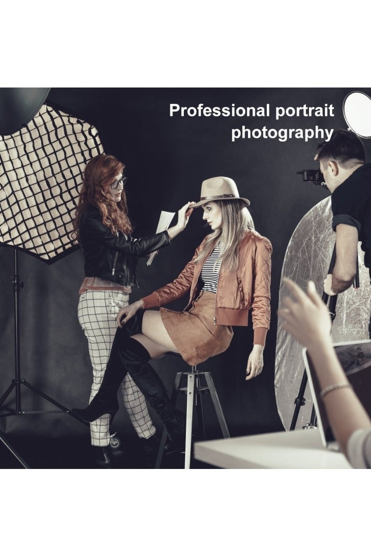 بولوز بولووز PULUZ خلفية تصوير 3م × 2م – قماش خلفية أسود سميك للاستوديو، تصوير الفيديو، البورتريه وتصوير المنتجات – PU5214B - Image 2