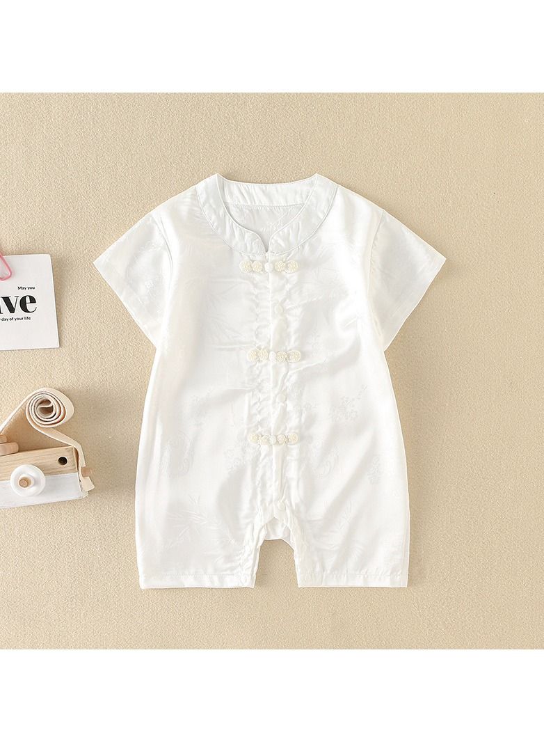 Loquat Baby Summer Thin Chinoiserie Bodysuit  - Image 1