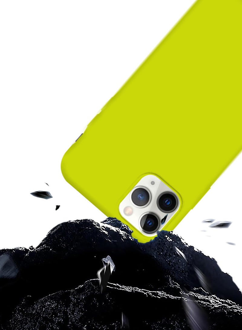 CATANES Soft Silky Silicone Case Cover for Apple iPhone 11 Pro - Full Body Protection - Light Yellow - Image 4