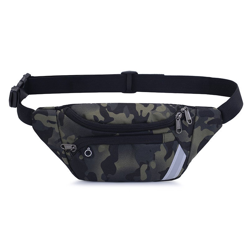 New Camouflage Waist Bag Men'S Outdoor Tactical Waist Bag Men'S And Women'S Multifunctional Sports Running Mobile Phone Bag A Generation Of Hair - Image 1